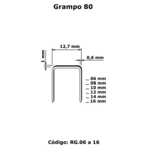 Grampo 80