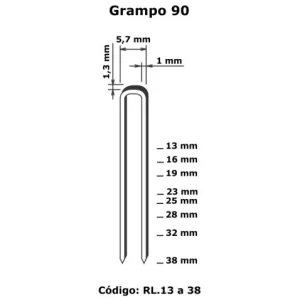 Grampo 90